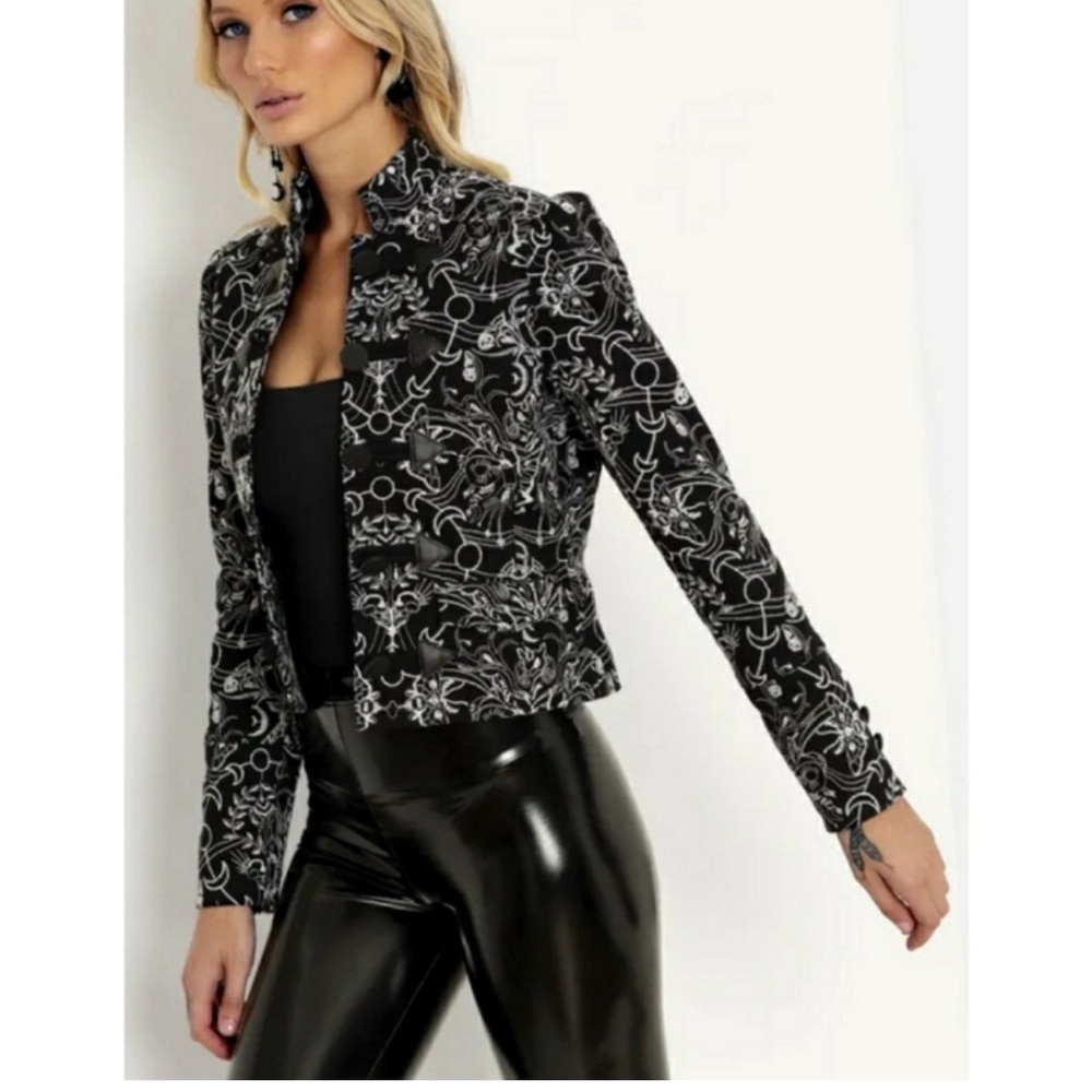 Gothic Relics Embroidered Military Jacket - Picture 4 of 9